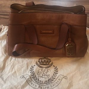 Lauren Ralph Lauren brown handbag